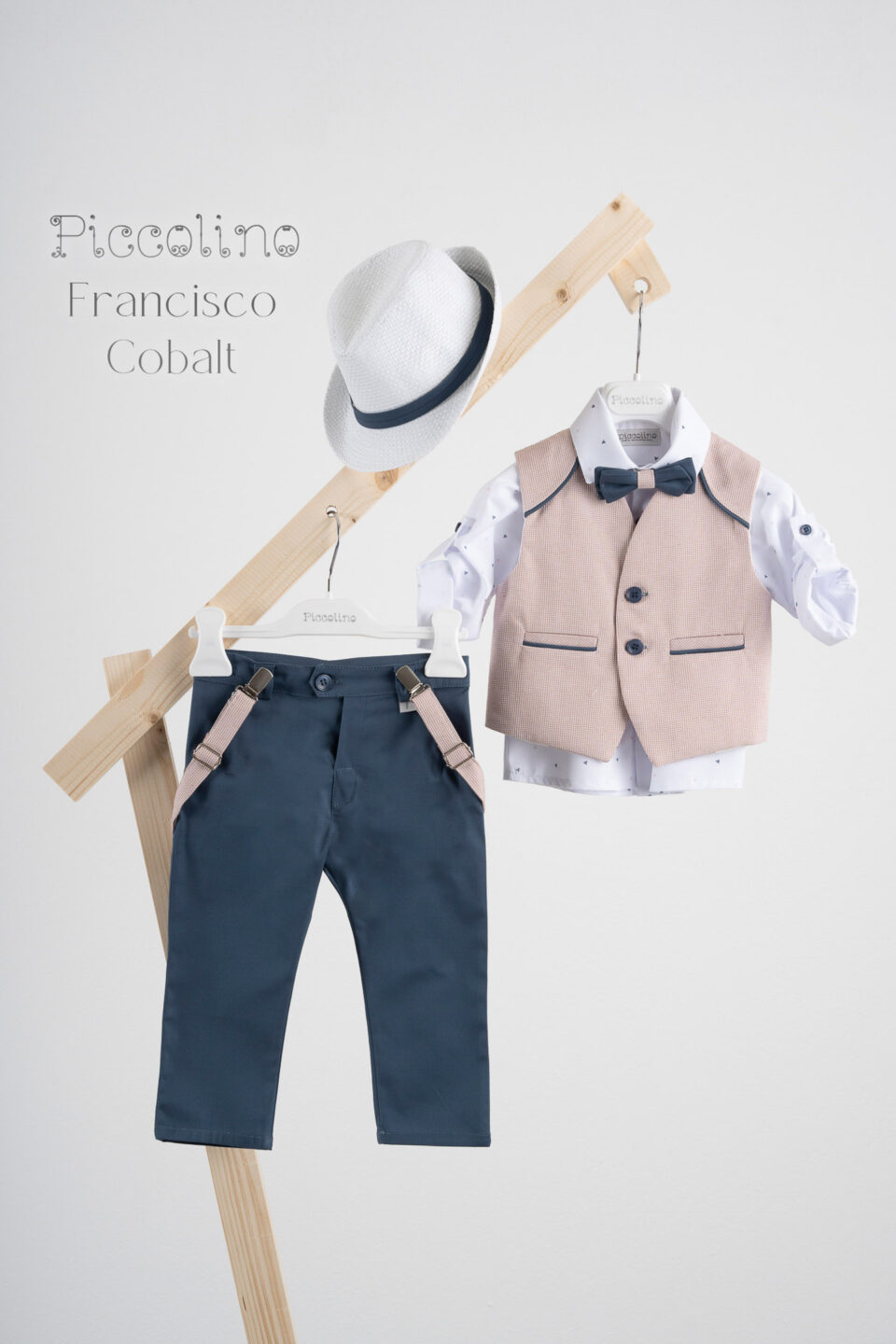 Βαπτιστικό κοστούμι Piccolino Francisco σε χρώμα Cobalt