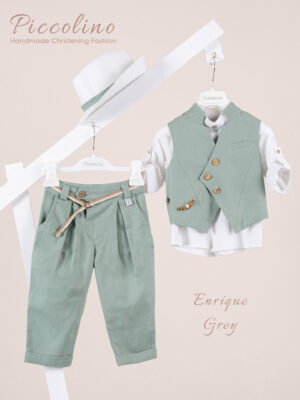 Βαπτιστικό κοστούμι Piccolino Enrique σε χρώμα Mint