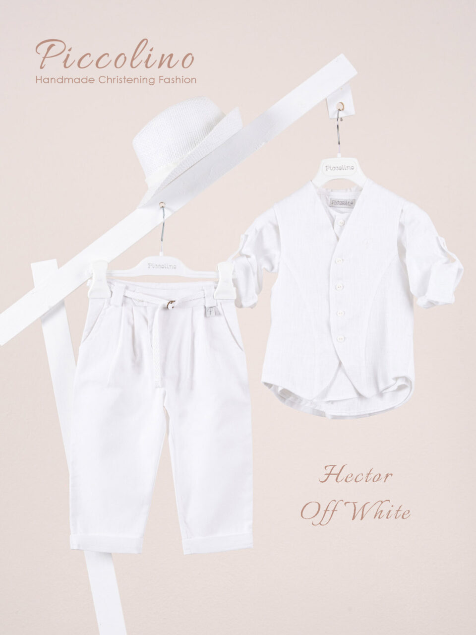 Κοστούμι  Piccolino Hector σε χρώμα white