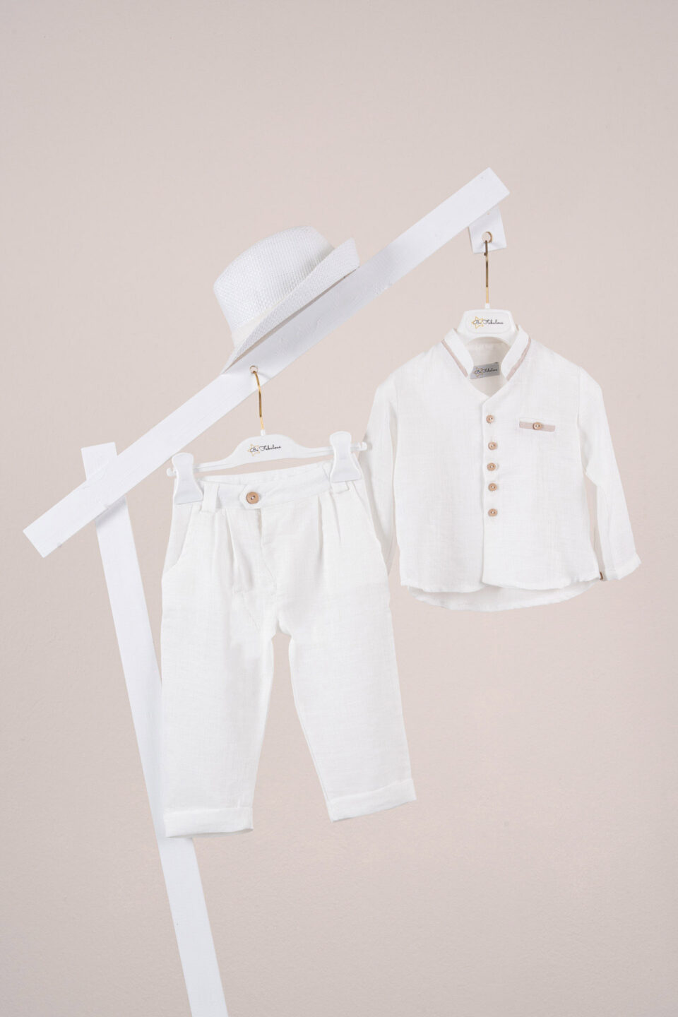 Κοστούμι  Piccolino Parker σε χρώμα Off white