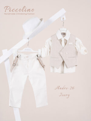 Κοστούμι  Piccolino Andre-26 σε χρώμα Ivory