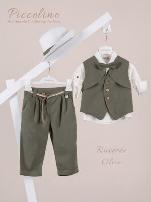 Κοστούμι  Piccolino Riccardo σε χρώμα Olive