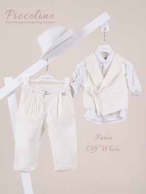 Κοστούμι  Piccolino Fabio σε χρώμα Ivory