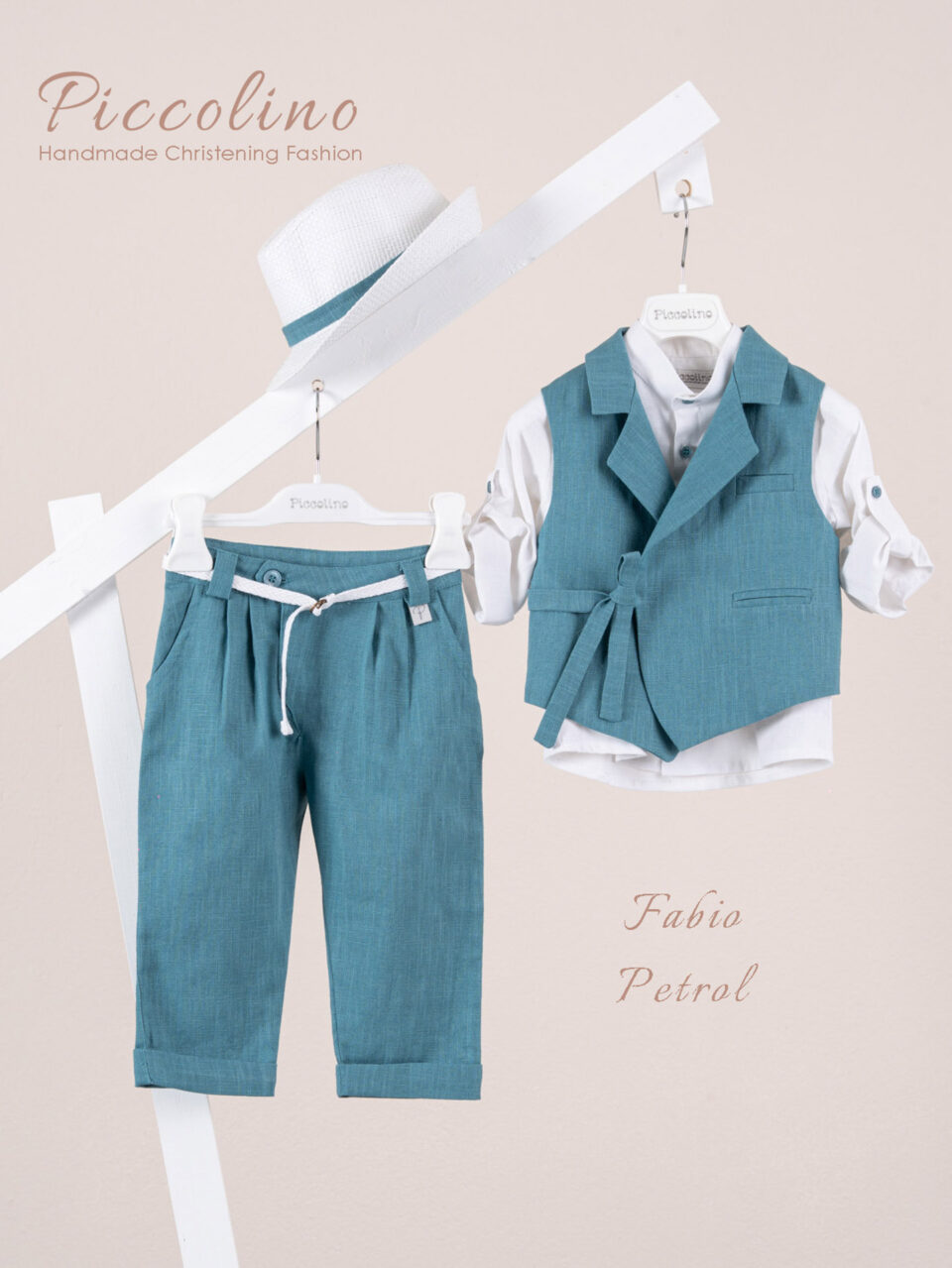 Κοστούμι  Piccolino Fabio σε χρώμα Petrol