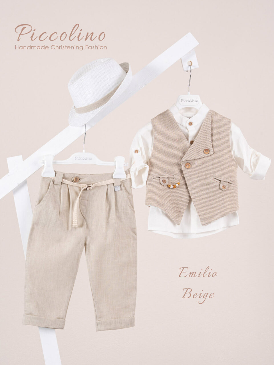 Κοστούμι  Piccolino Emilio σε χρώμα Beige