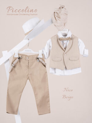 Κοστούμι  Piccolino Nico σε χρώμα Beige