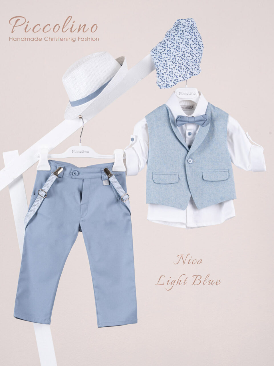 Κοστούμι  Piccolino Nico σε χρώμα Light blue