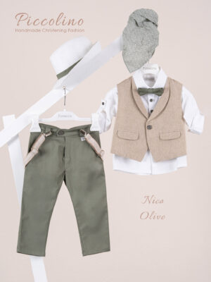 Κοστούμι  Piccolino Nico σε χρώμα Olive