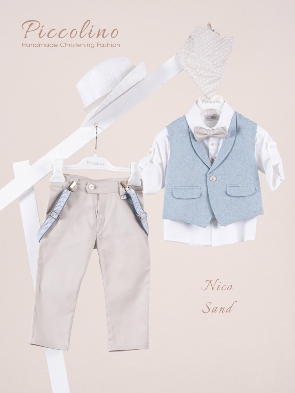 Κοστούμι  Piccolino Nico σε χρώμα Sand