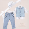 Κοστούμι  Piccolino Stefano σε χρώμα Light blue