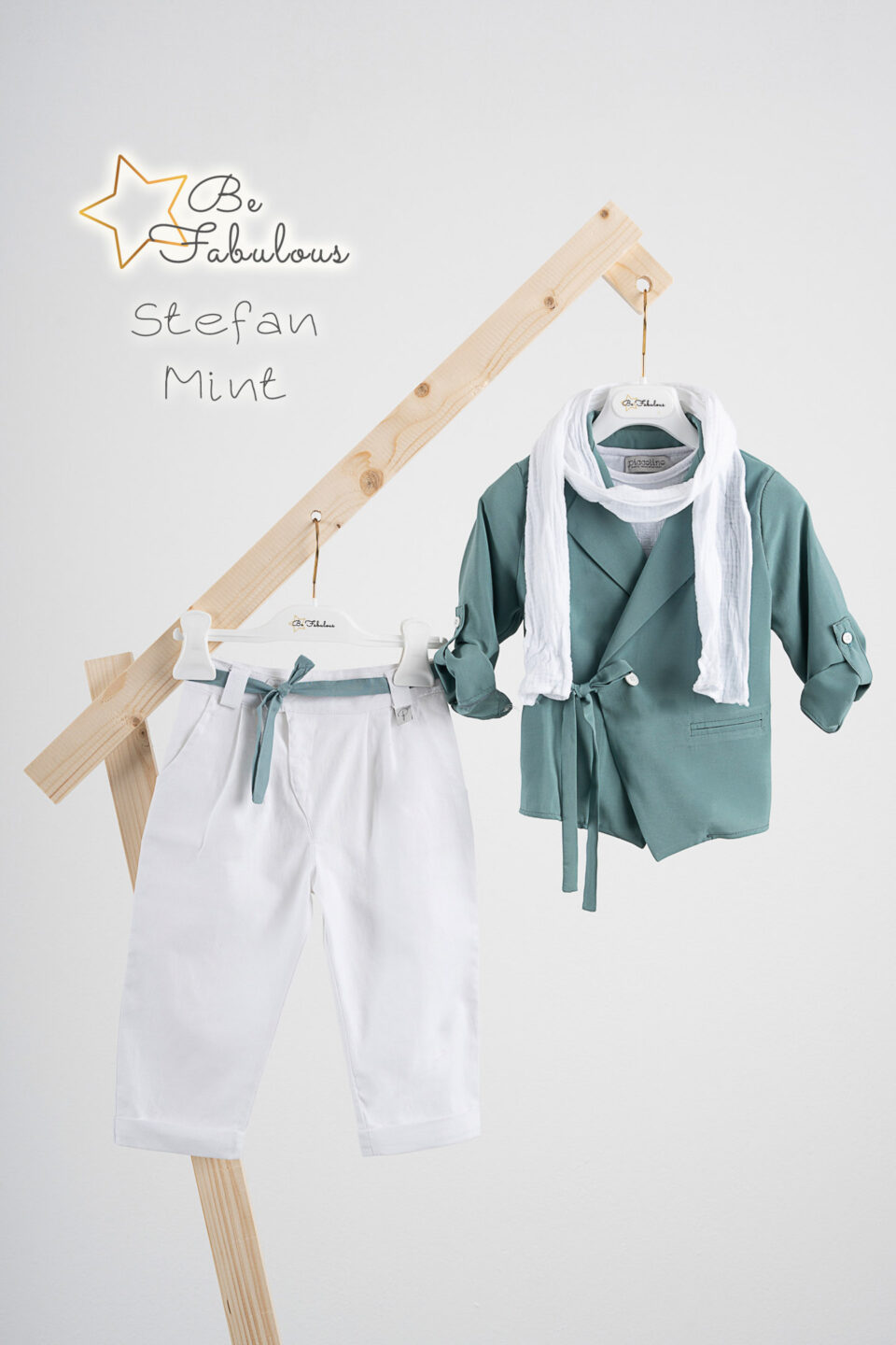 Κοστούμι  Piccolino Stefan σε χρώμα Mint