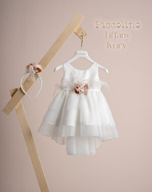 Βαπτιστικό φόρεμα Piccolino Tiffany Ivory