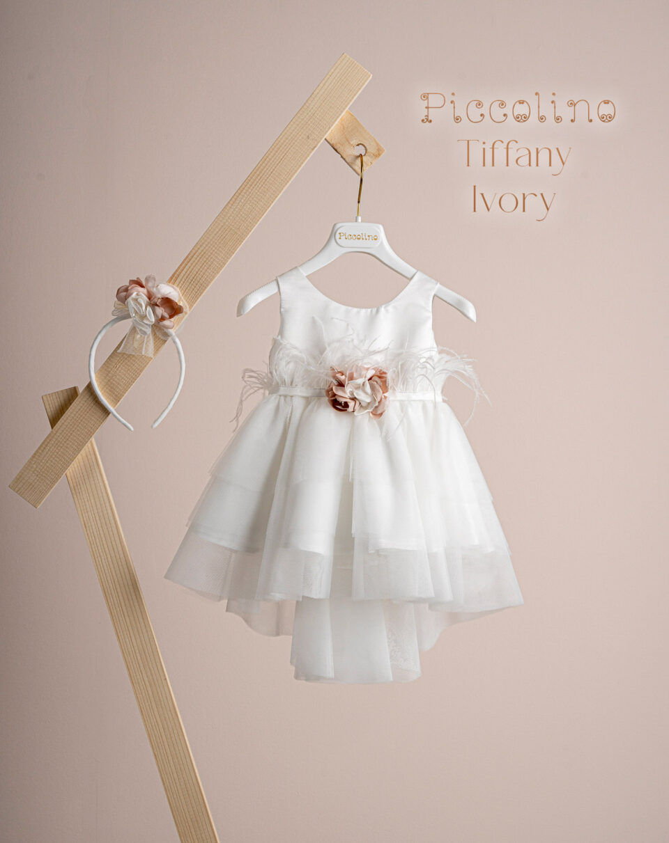 Βαπτιστικό φόρεμα Piccolino Tiffany Ivory