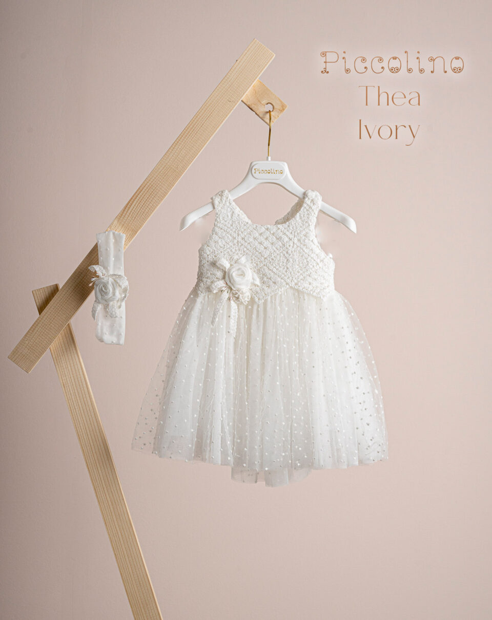 Βαπτιστικό φόρεμα Piccolino Thea Ivory