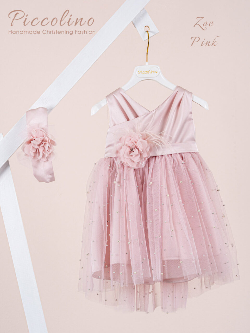Βαπτιστικό φόρεμα Piccolino Zoe Pink