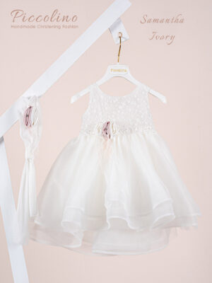 Βαπτιστικό φόρεμα Piccolino Samantha Ivory