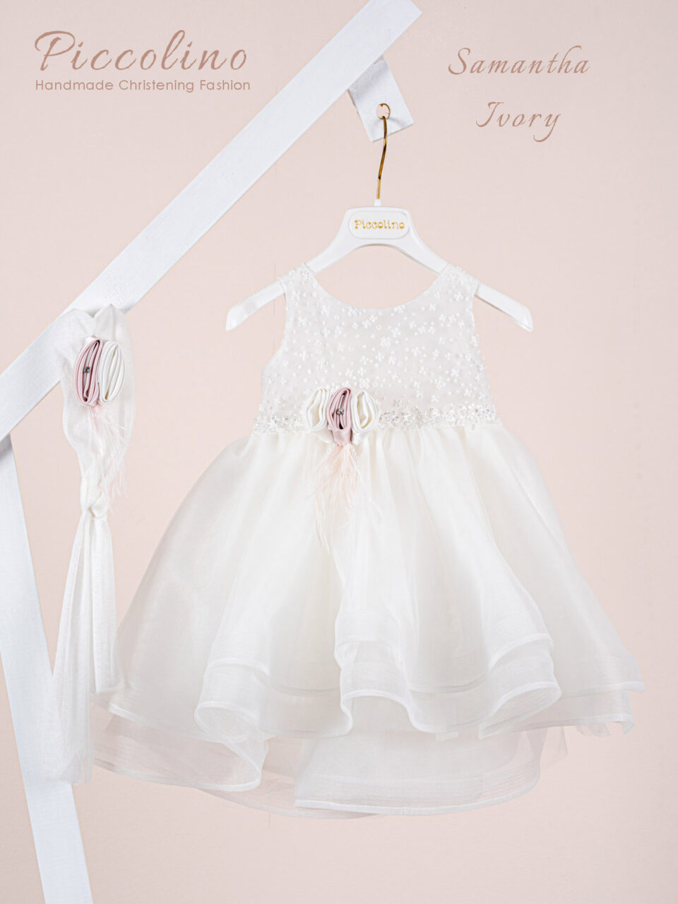 Βαπτιστικό φόρεμα Piccolino Samantha Ivory
