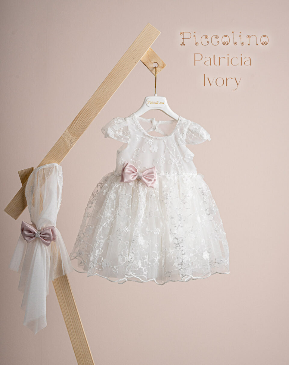Βαπτιστικό φόρεμα Piccolino Patricia Ivory