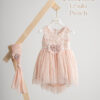 Βαπτιστικό φόρεμα Piccolino Ursulla Peach