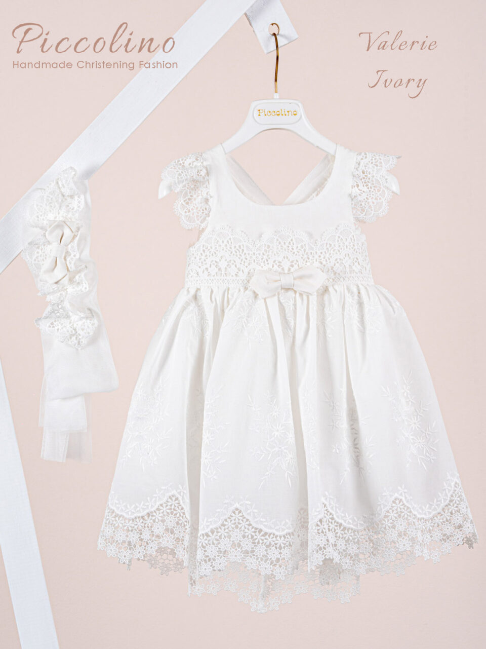 Βαπτιστικό φόρεμα Piccolino Valerie Ivory