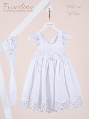 Βαπτιστικό φόρεμα Piccolino Valerie White