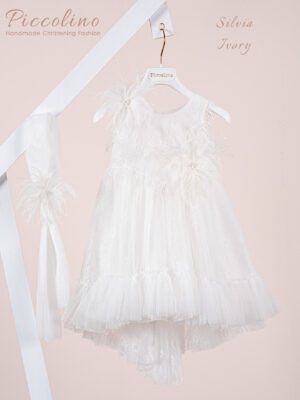 Βαπτιστικό φόρεμα Piccolino Silvia Ivory