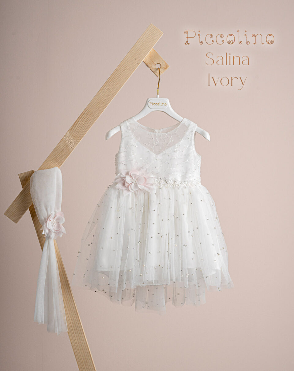 Βαπτιστικό φόρεμα Piccolino Salina Ivory
