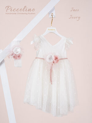 Βαπτιστικό φόρεμα Piccolino Ines Ivory