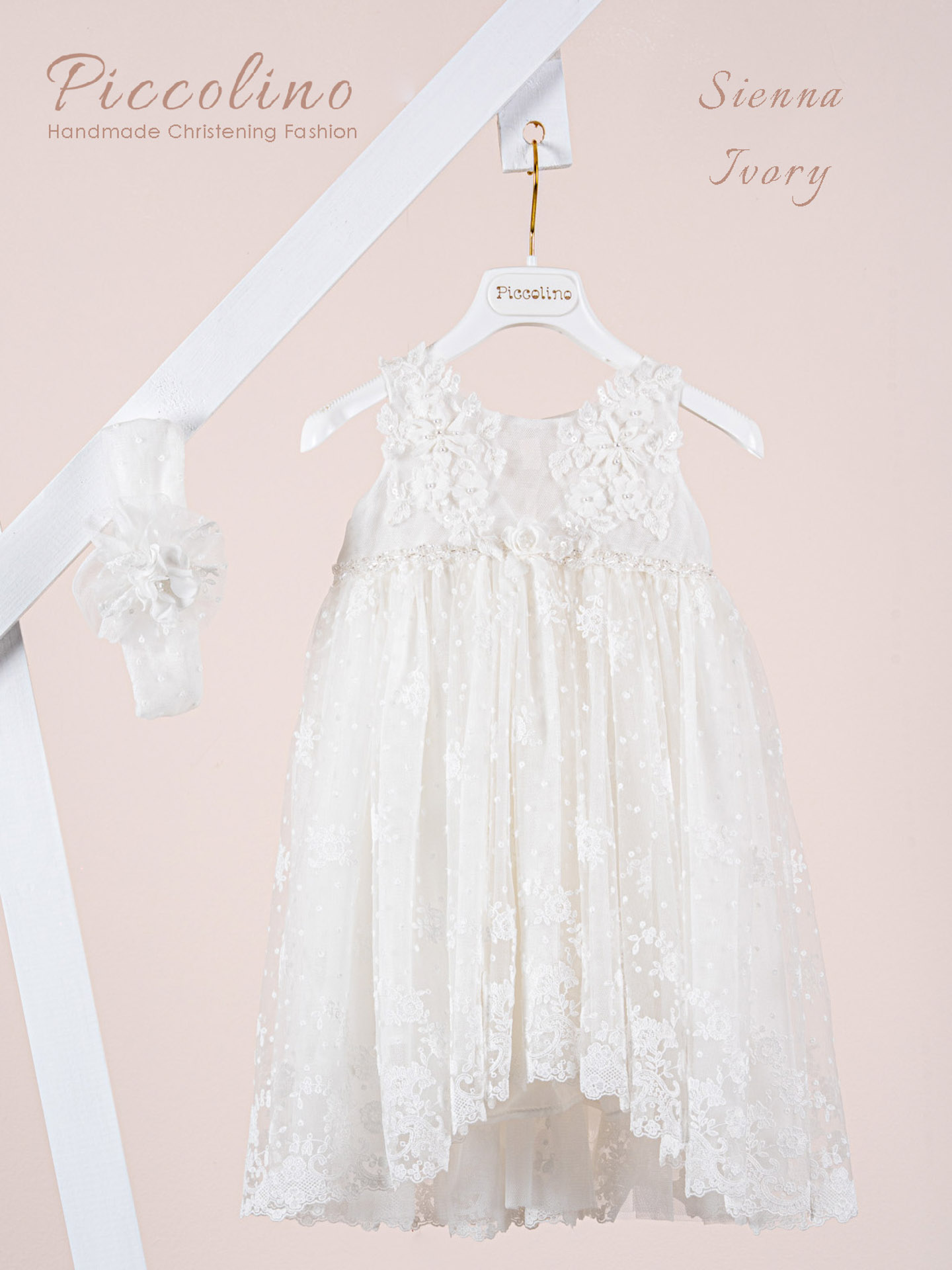Βαπτιστικό φόρεμα Piccolino Sienna Ivory