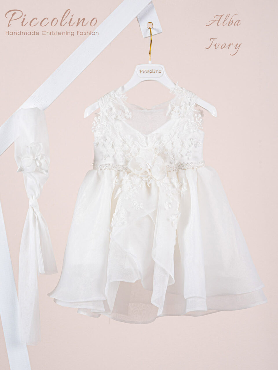 Βαπτιστικό φόρεμα Piccolino Alba Ivory