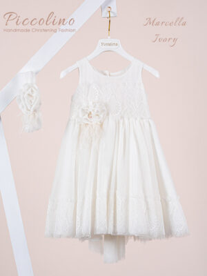 Βαπτιστικό φόρεμα Piccolino Marcella Ivory