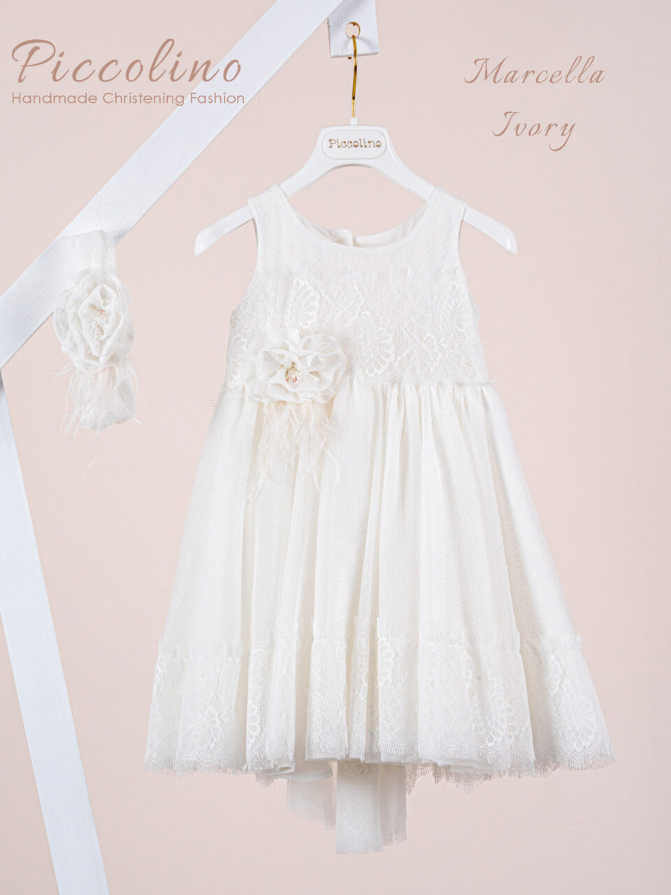 Βαπτιστικό φόρεμα Piccolino Marcella Ivory