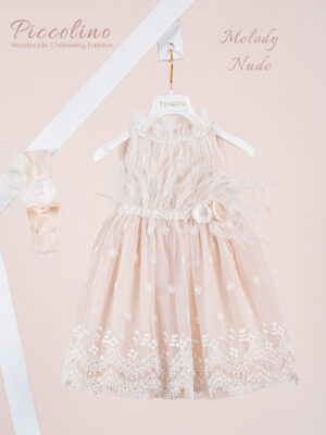 Βαπτιστικό φόρεμα Piccolino Melody Nude