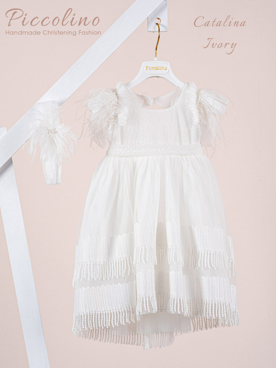 Βαπτιστικό φόρεμα Piccolino Catalina Ivory