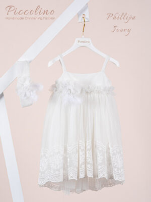 Βαπτιστικό φόρεμα Piccolino Phillipa Ivory