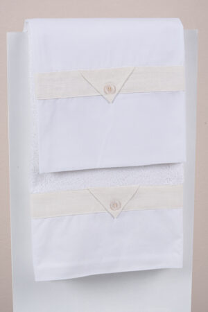 Σετ λαδόπανα Piccolino LA-FABIO.OFF WHITE