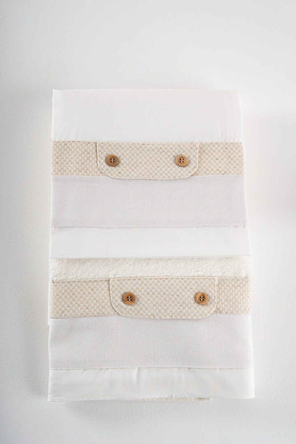 Σετ λαδόπανα Piccolino LA-LEWIS.OFFWHITE