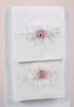 Σετ λαδόπανα Piccolino LK-FIORELLA.IVORY