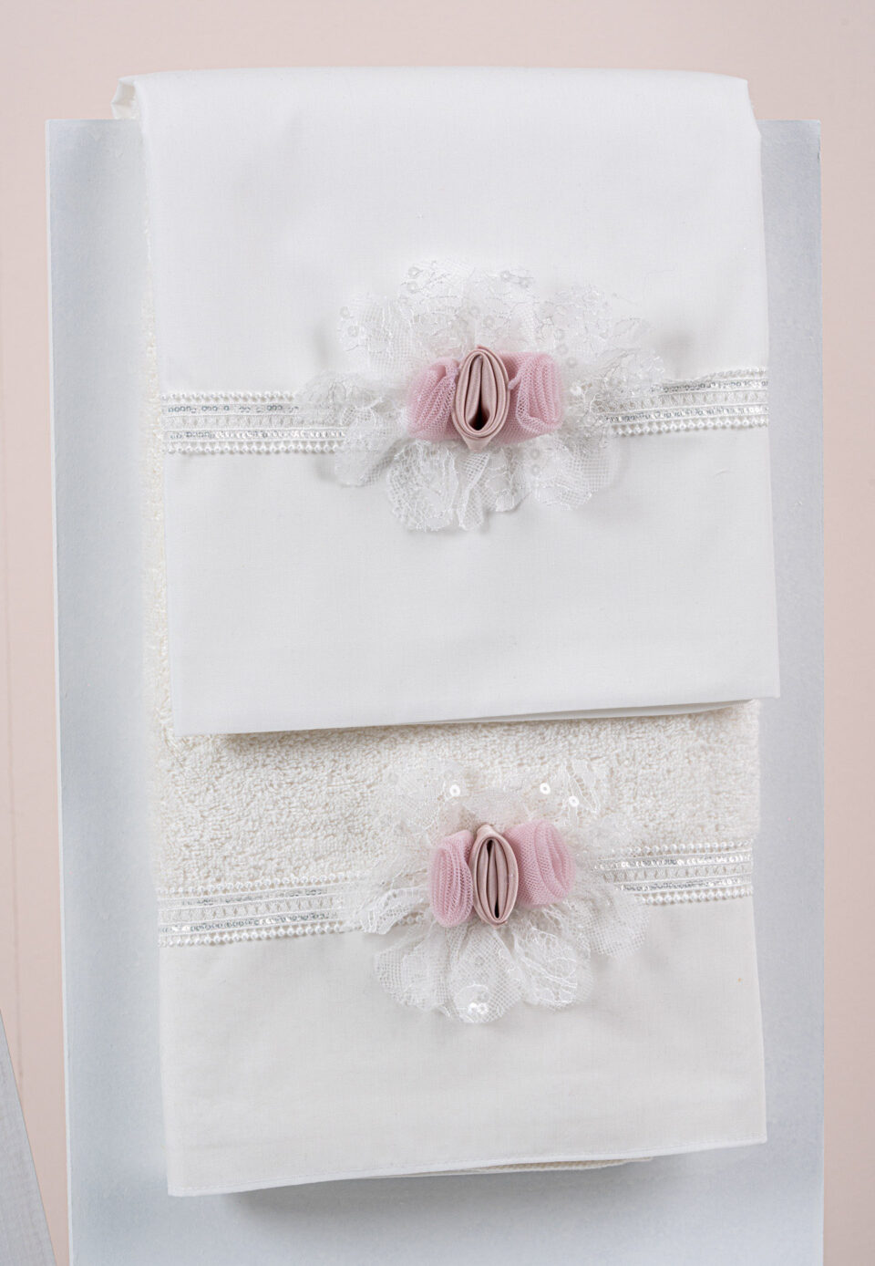 Σετ λαδόπανα Piccolino LK-FIORELLA.IVORY