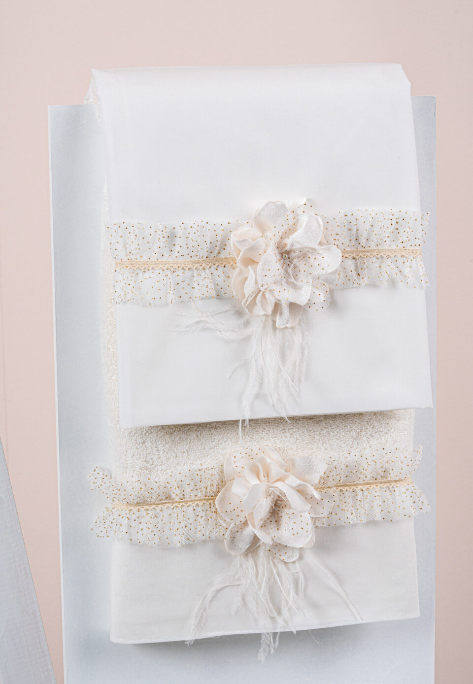 Σετ λαδόπανα Piccolino LK-GIULIA.IVORY