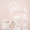 Πακέτο βάπτισης για κορίτσι Piccolino Alba ivory
