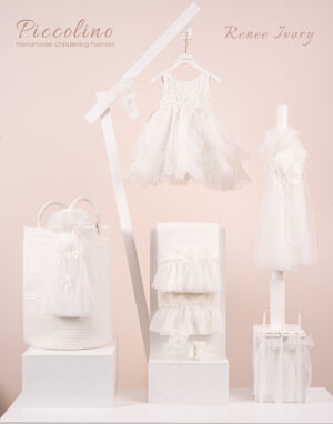 Πακέτο βάπτισης για κορίτσι Piccolino Renee ivory