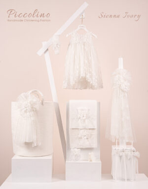 Πακέτο βάπτισης για κορίτσι Piccolino Sienna ivory