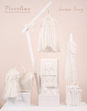 Πακέτο βάπτισης για κορίτσι Piccolino Sienna ivory