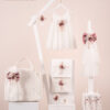 Πακέτο βάπτισης για κορίτσι Piccolino Valentina ivory