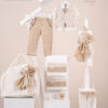 Πακέτο βάπτισης για αγόρι Piccolino Andre beige