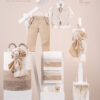 Πακέτο βάπτισης για αγόρι Piccolino Andre beige