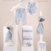 Πακέτο βάπτισης για αγόρι Piccolino Fabio light blue