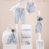 Πακέτο βάπτισης για αγόρι Piccolino Fabio light blue