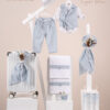 Πακέτο βάπτισης για αγόρι Piccolino Fabio light blue